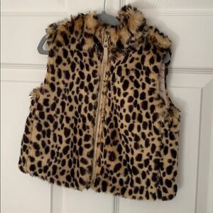 J. Crew Crewcuts toddler leopard vest